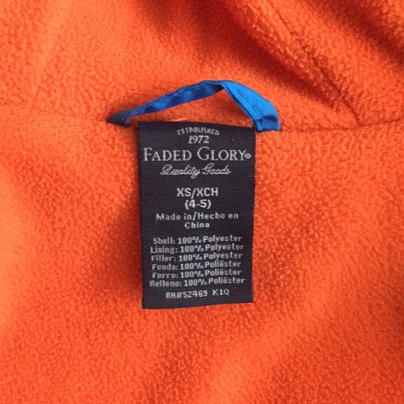 Boy’s winter warm coat / jacket / puffer blue size XS - Picture 8 of 8